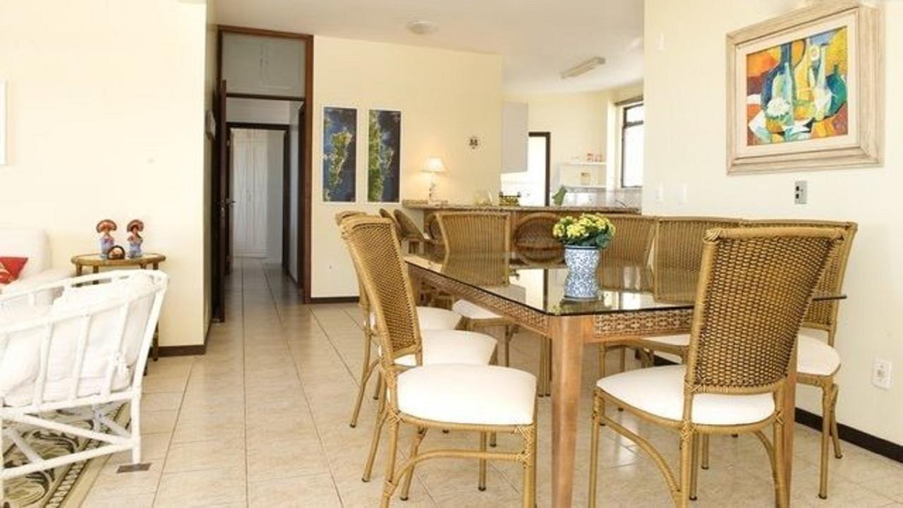 フロリアノポリスLinda Cobertura Frente Mar Com Piscina Privativa E Pe Na Areia!アパートメント エクステリア 写真